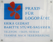 Praxisschild